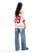 F3F Select 99 Numbering Mesh Knit Short Sleeve Jersey