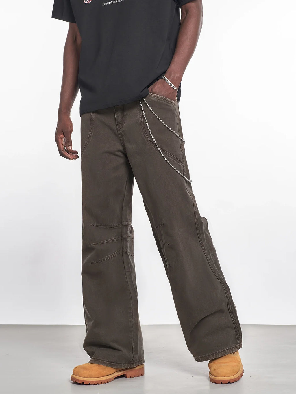 F3F Select 3D Construction Washed Pants