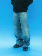 EVETS Vintage Blue Wash Jeans