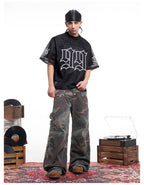 F3F Select 99 Cross Print Mesh Short Sleeve Jersey