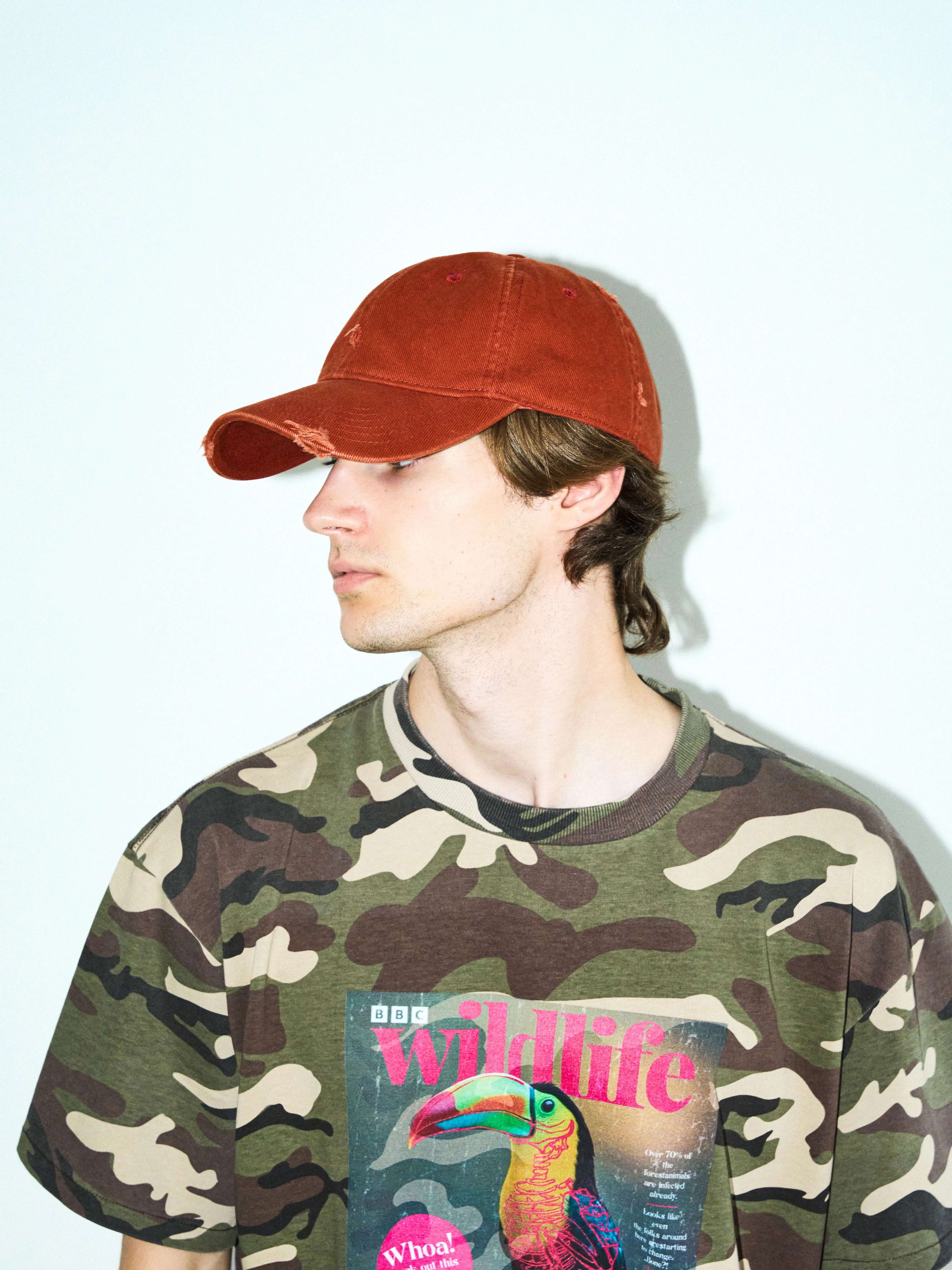 LIBERAFIT Vintage Washed Distressed Dad Cap