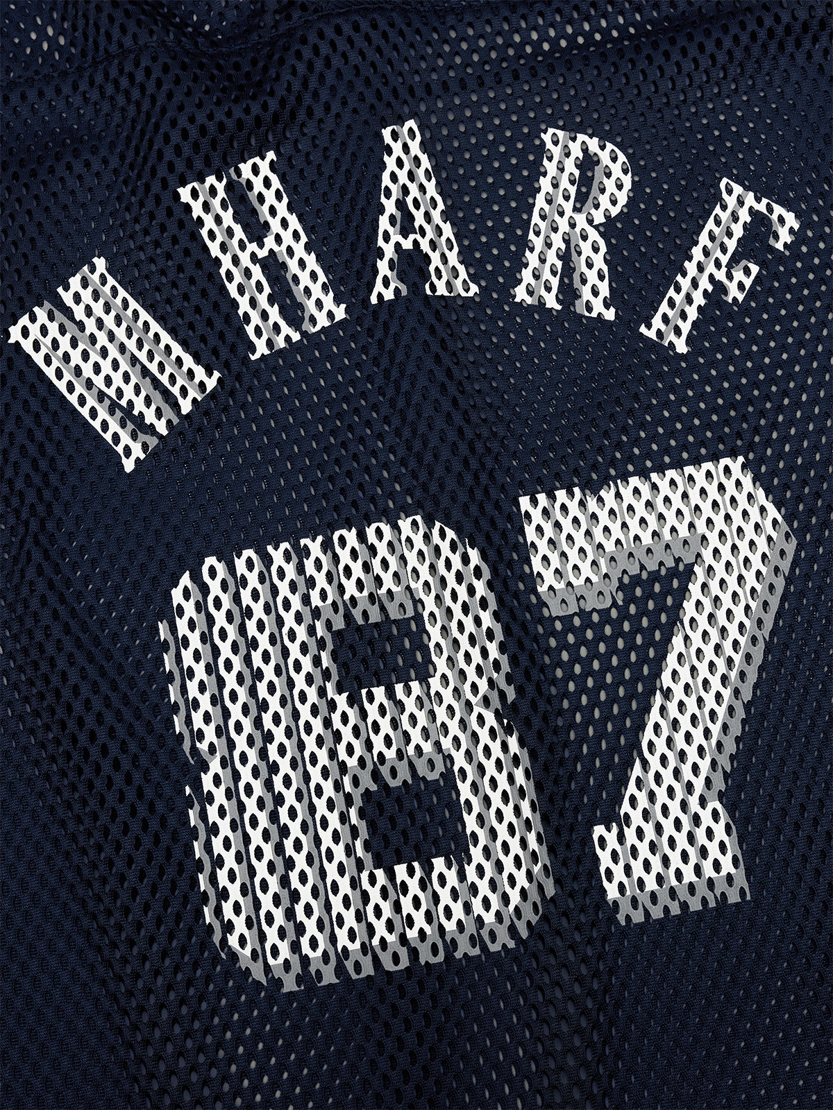 MHARF 87 Star Logo Vintage Mesh Uniform Hockey Jersey
