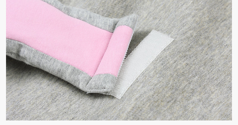 MEDM Bunny Ears Hooded Zip-Up Hoodie