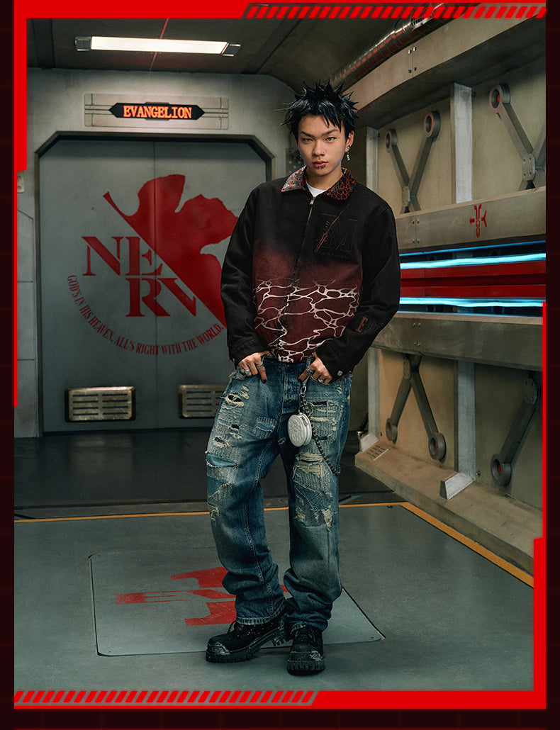 MEDM x EVA Lilith's Red Sea Detroit Jacket