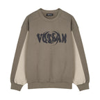 VOTE Contrast Color Rotating Sweatshirt