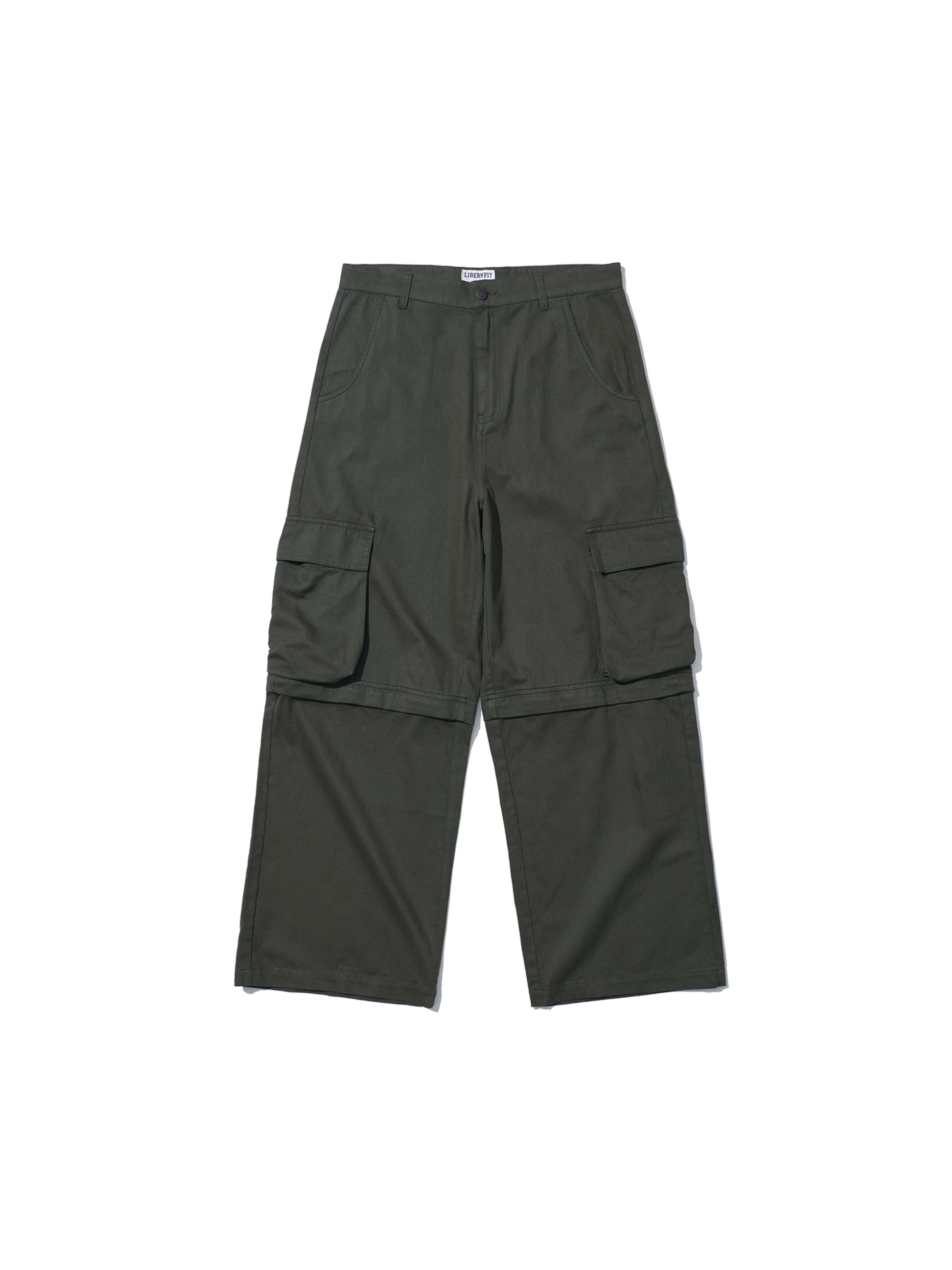 LIBERAFIT 3D Patch Pocket Zip Off Cargo Pants