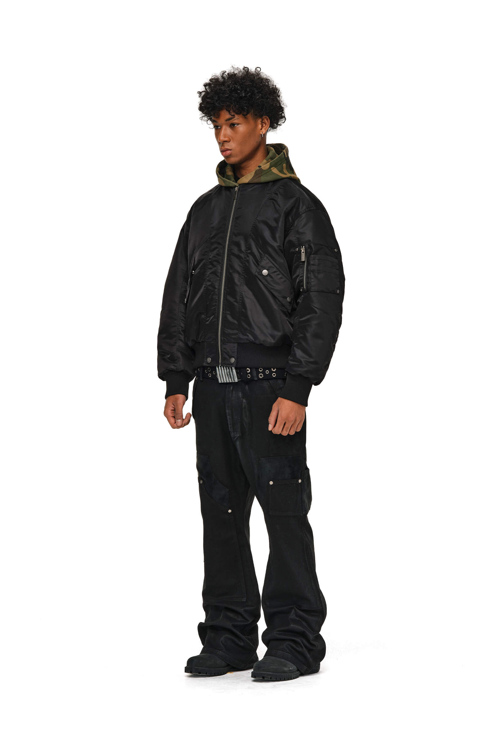 ANTIDOTE Reversible Camouflage MA-1 Bomber Jacket