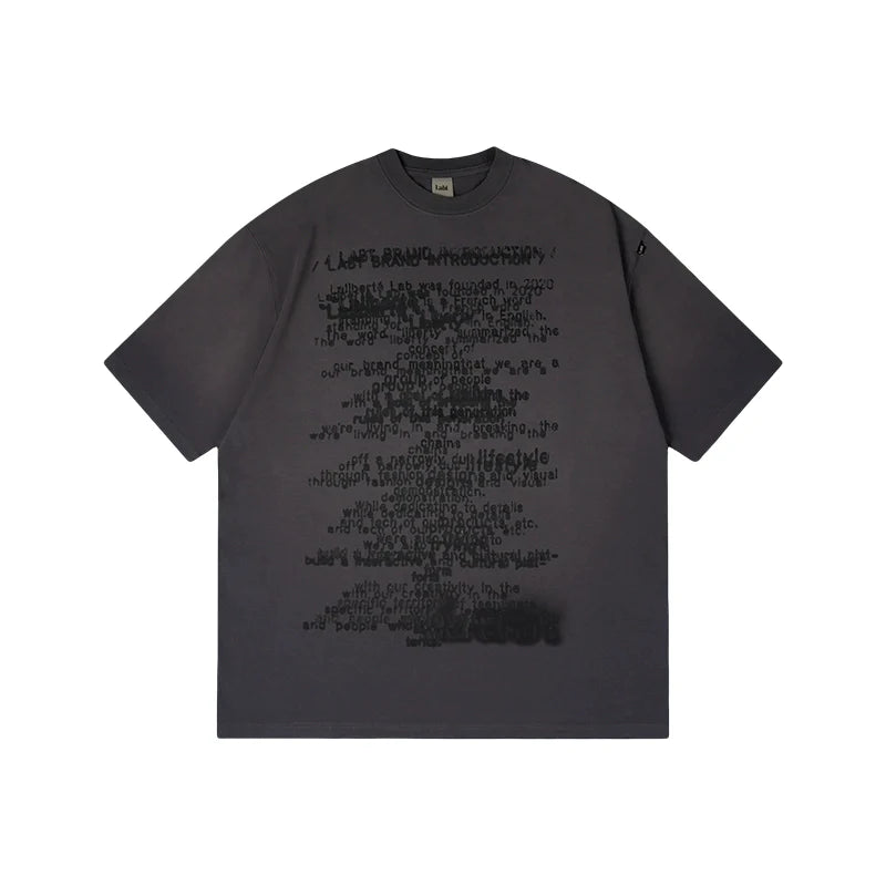 Labt Unreal Letters Print Tee