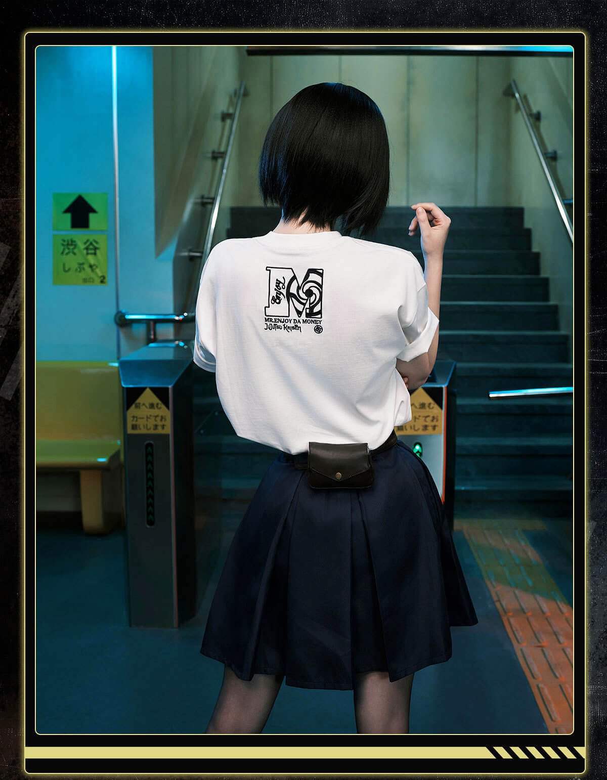 MEDM × Jujutsu Kaisen Character Icon Velcro Tee