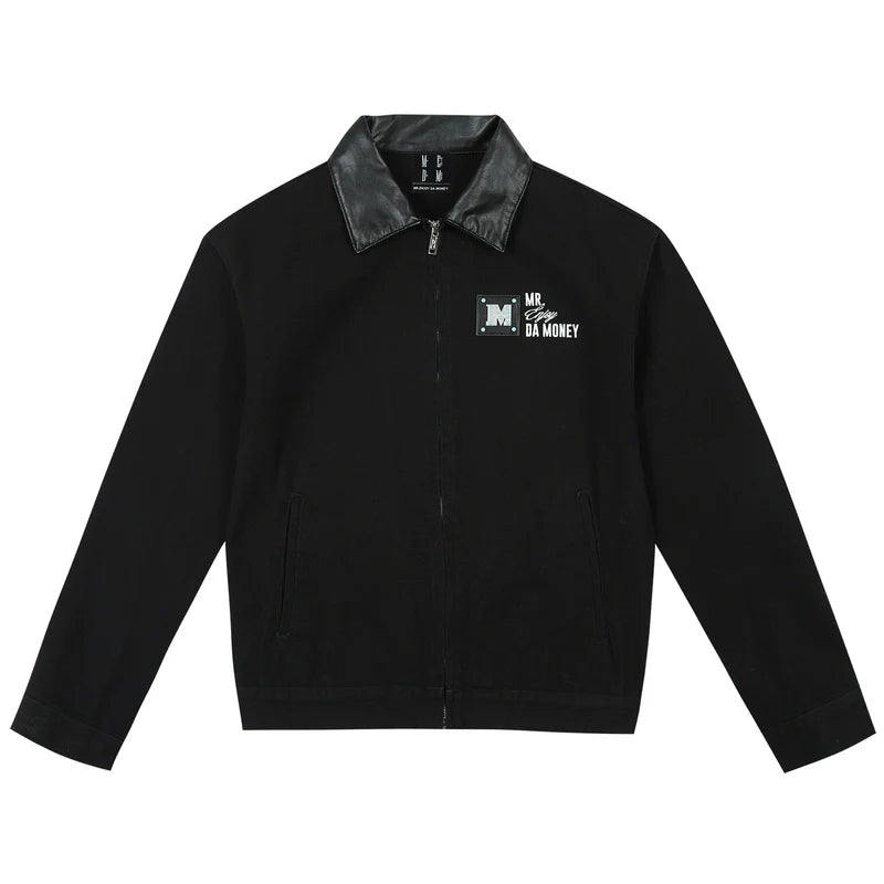 MEDM Turquoise Metal Patch Detroit Jacket