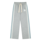 MEDM Side Stripe Four-Bar Drawstring Baggy Sweatpants