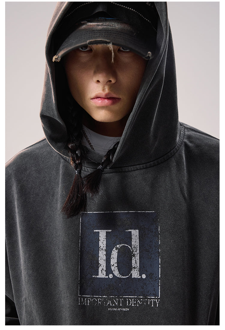 Remedy ID Print Washed Hoodie