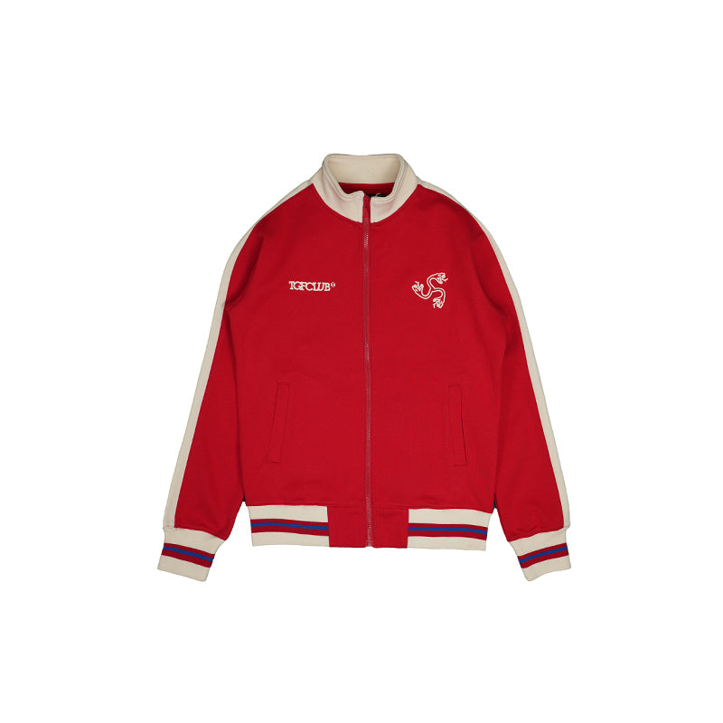 TGFCLUB Snake Design Side Stripe Track Jacket and Track Pants