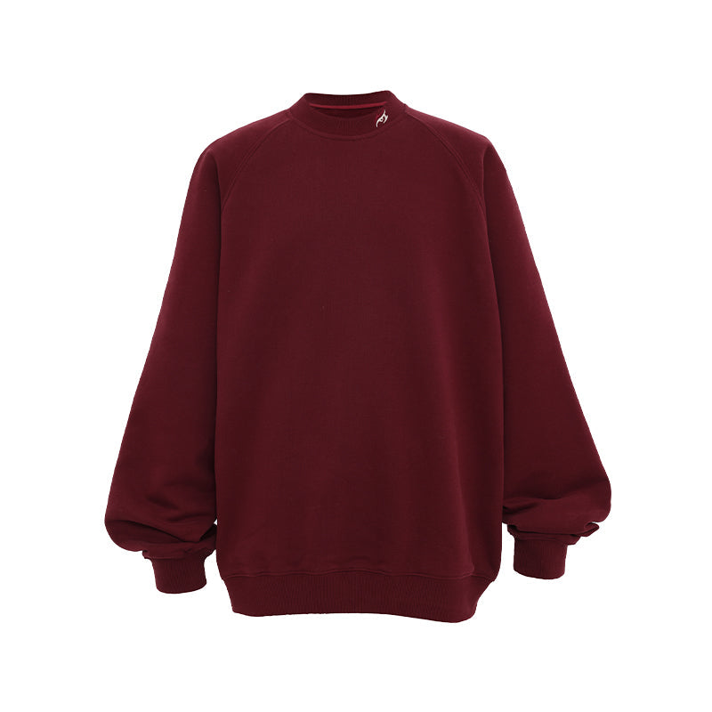 JHYQ Basic Logo Embroidered Heavyweight Sweater
