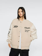 Achock Basic Embroidery Baseball Jacket