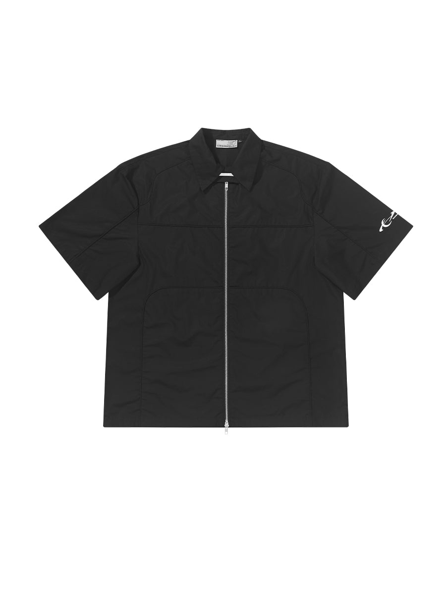 Harsh and Cruel 3D Pleats Short Sleeve Shirt