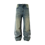 YADcrew Jeweled Rhinestone Star Washed Jeans