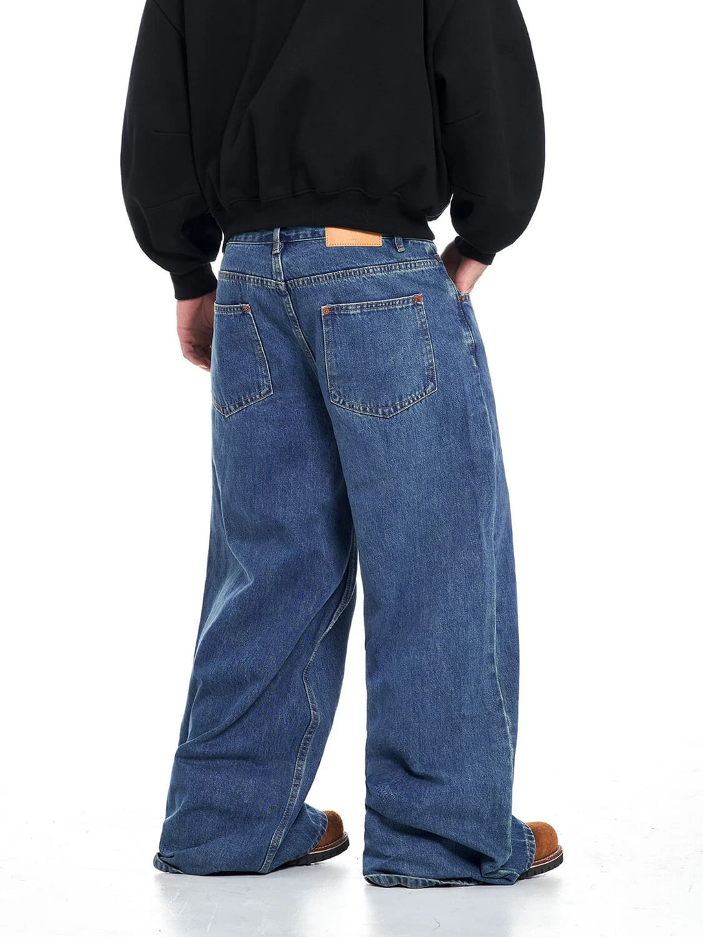 F3F Select Vintage Light Wash Baggy Jeans