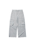 LIBERAFIT Checkered 3D Patch Pocket Zip Off Cargo Pants