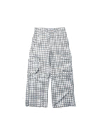 LIBERAFIT Checkered 3D Patch Pocket Zip Off Cargo Pants