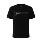 YADcrew Rhinestone Logo Slim Fit Tee