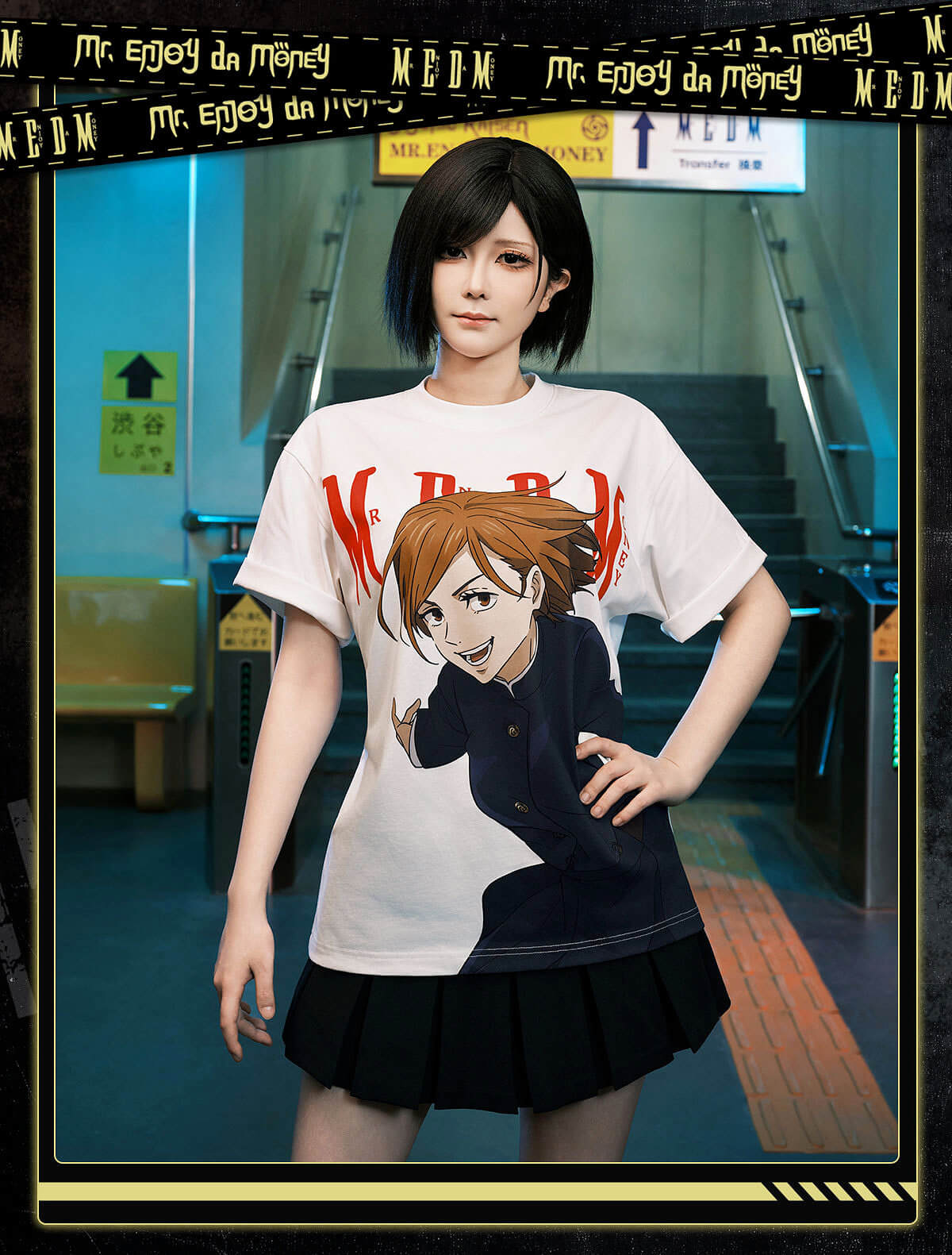MEDM × Jujutsu Kaisen Shibuya Incident Arc Character Print Tee