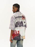 Harsh and Cruel Newspaper Full Print Cuban Shirt