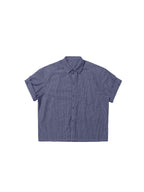 LIBERAFIT Cross Weave Striped Pique Short Sleeve Shirt