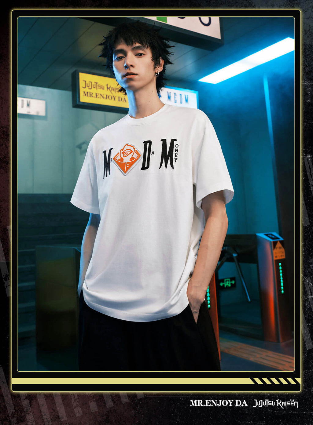 MEDM × Jujutsu Kaisen Character Icon Velcro Tee