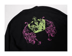 KARMANISTIC Printed Waffle Long Sleeve Tee