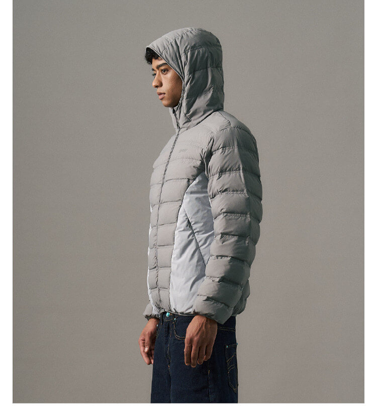 S45 Two Tone Double Stitched Lightweight Down Jacket