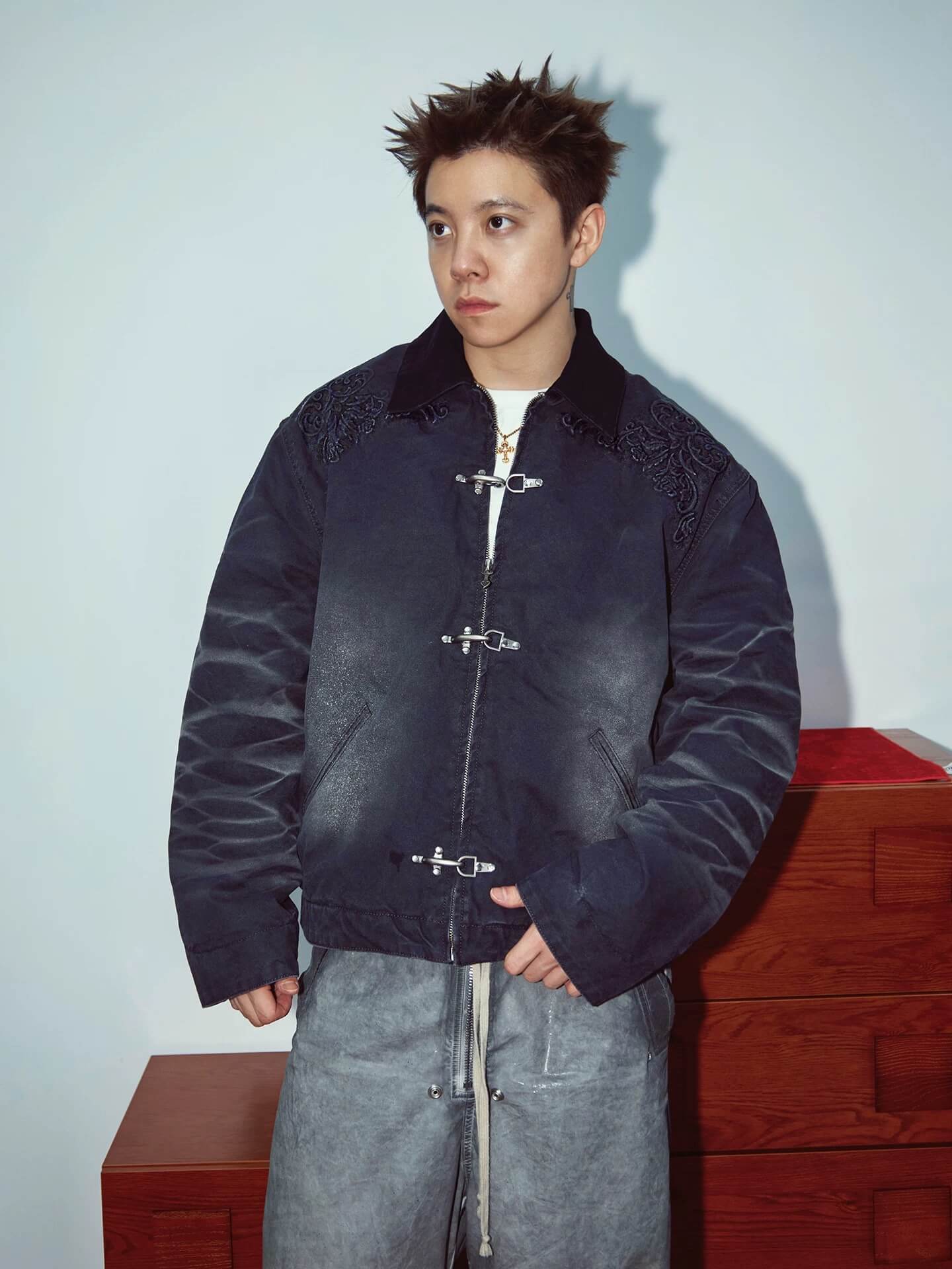 YADcrew Washed Detroit Work Jacket
