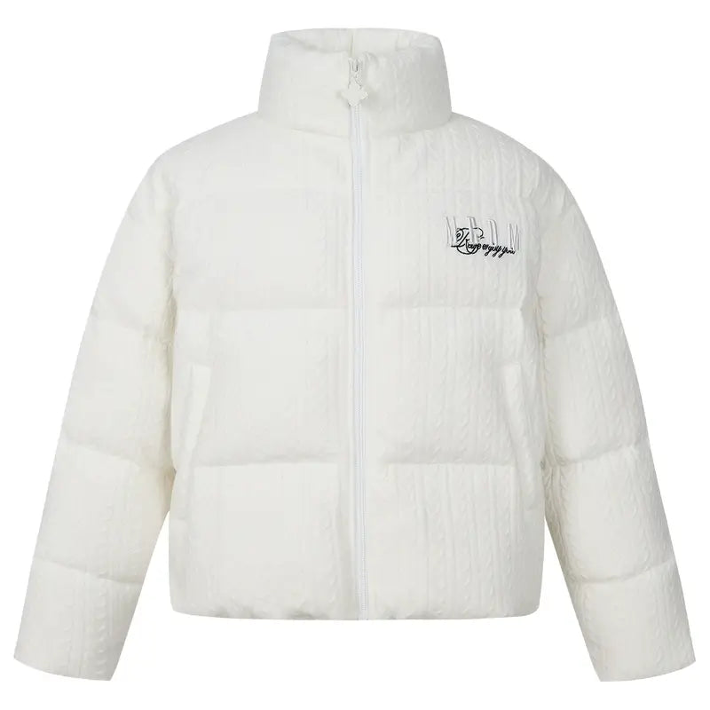 MEDM Cable Knit Down Jacket