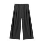 JHYQ Pinstripe Pleated Wide Leg Suit Pants