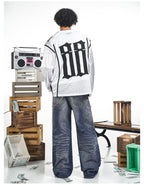 F3F Select 88 Numbered Mesh Long Sleeve Hockey Jersey
