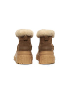 1807 INF-010 Gothic Chunky Platform Shearling Boots