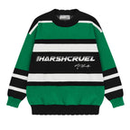 Harsh and Cruel Striped Logo Knit Sweater