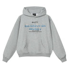 MEDM Flame Rhinestone Embellished Hoodie