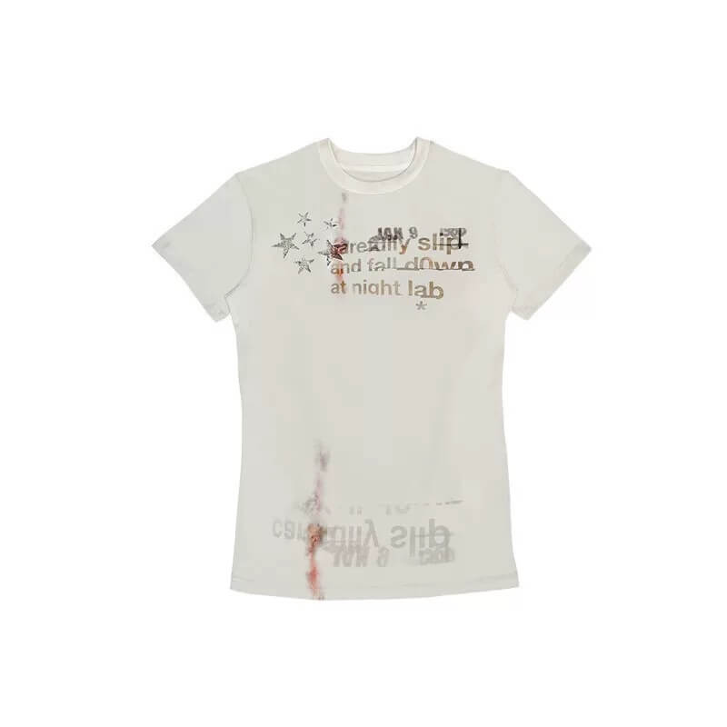 Night Lab Distorted Star Graphic Tee