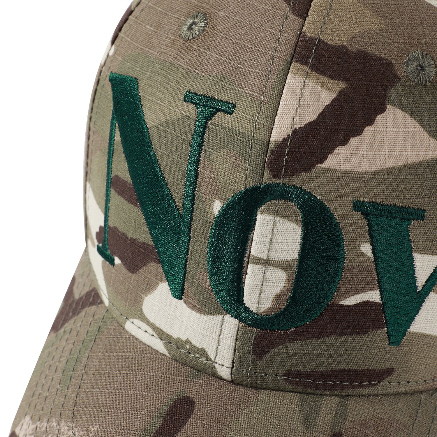 NOVACAM Camouflage NOV Logo Embroidered Dad Hat