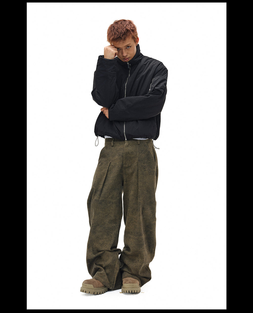 NOVACAM Windproof Puffer Short Jacket