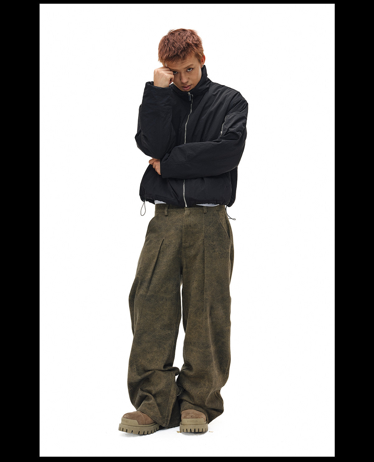 NOVACAM Windproof Puffer Short Jacket