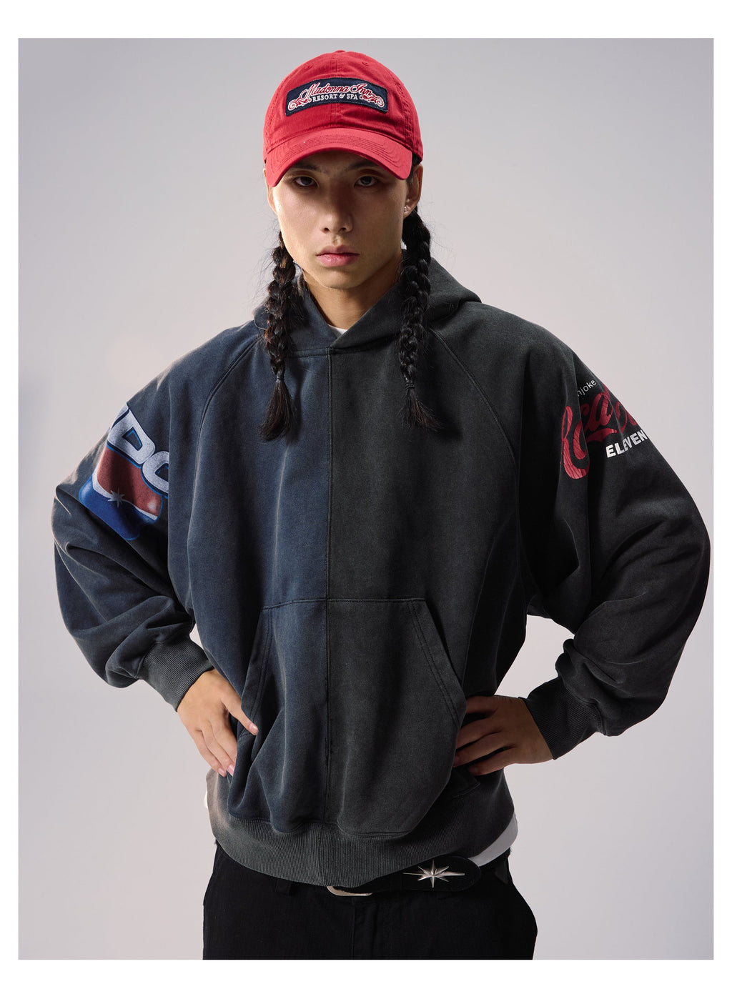 Remedy Washed Separate Raglan Hoodie