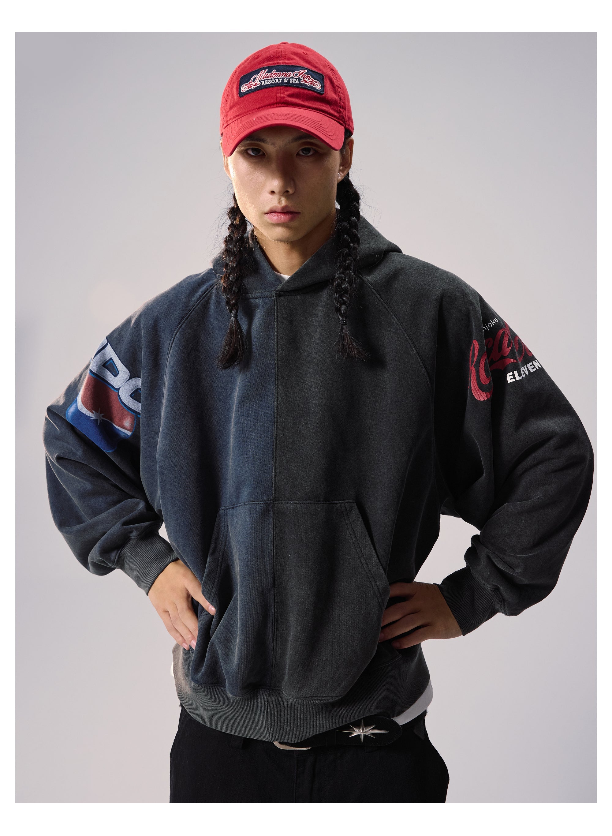 Remedy Washed Separate Raglan Hoodie