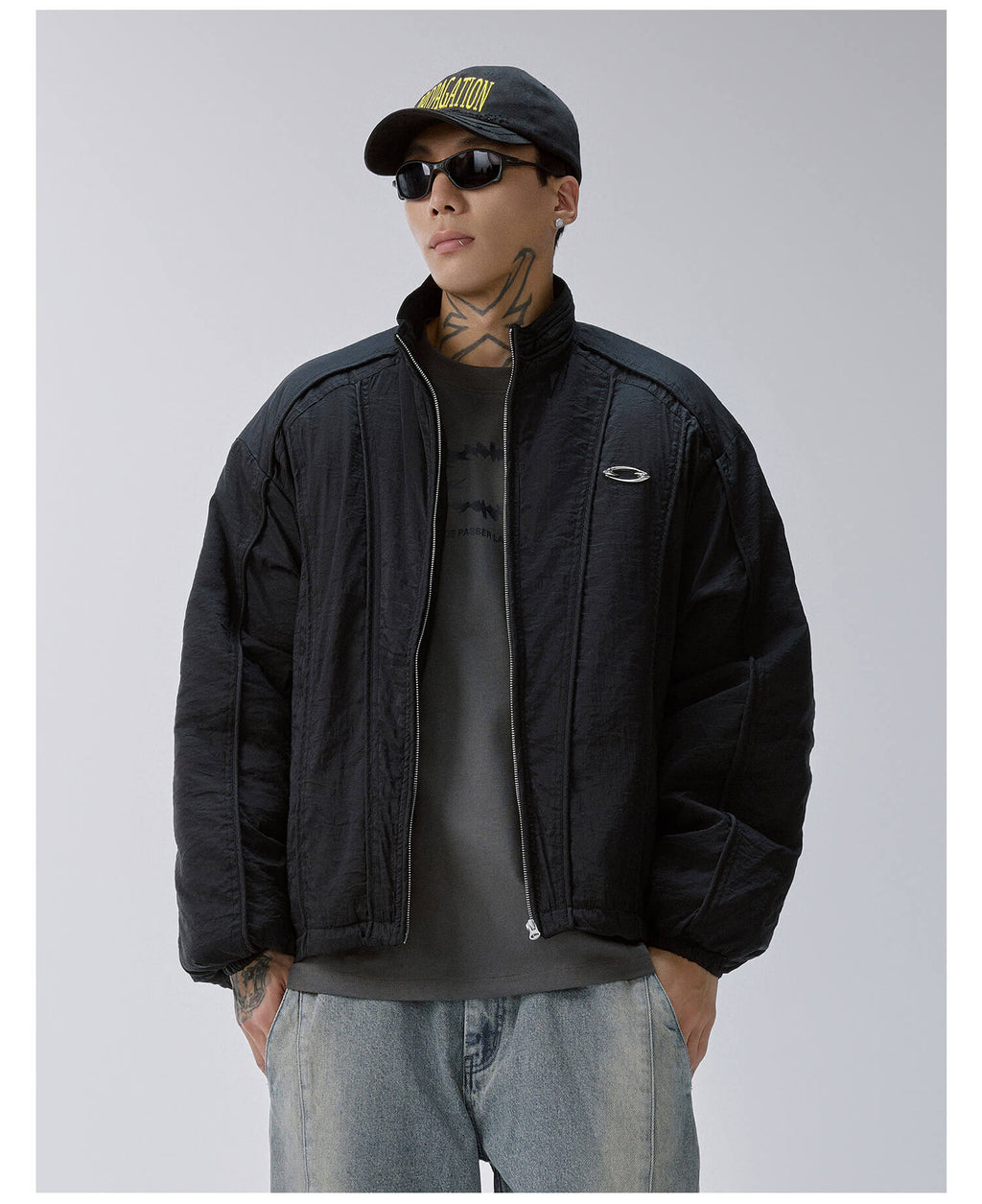 F2CE Panelled Padded Jacket
