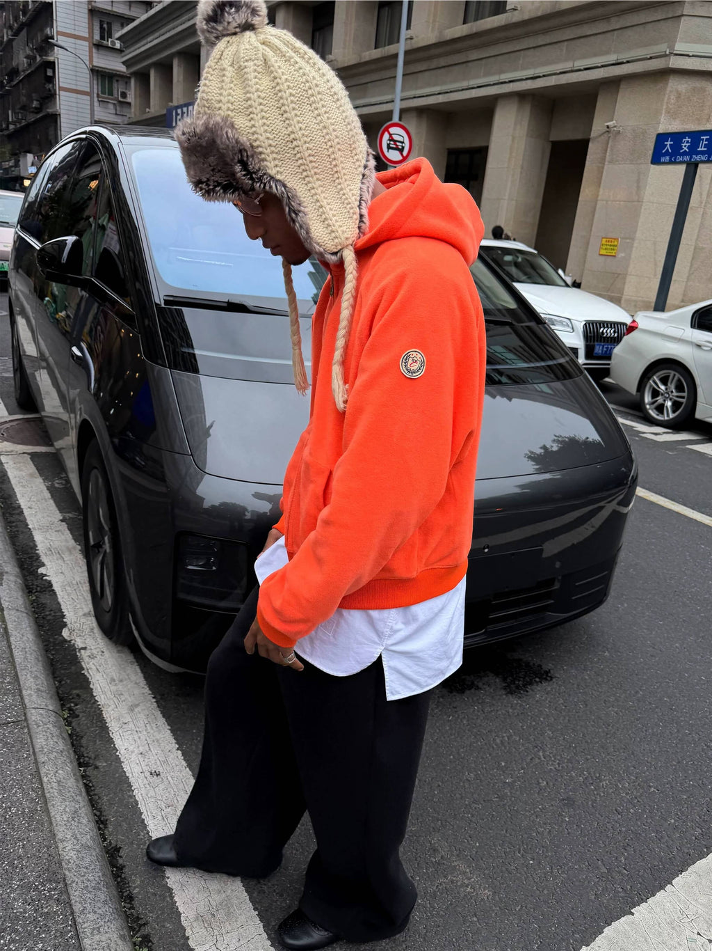 STEEPC Fleece Zip Up Hoodie and Sweatpants Set