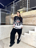CHILLLIFE Logo Flame Long Sleeved Jersey