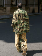 STEEPC Camouflage Pearl Studded M65 Field Jacket