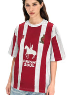 F3F Select Hand Painted Stripe Short Sleeve Soccer Tee
