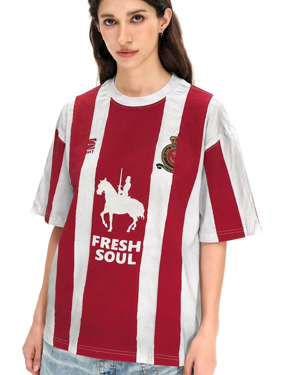 F3F Select Hand Painted Stripe Short Sleeve Soccer Tee